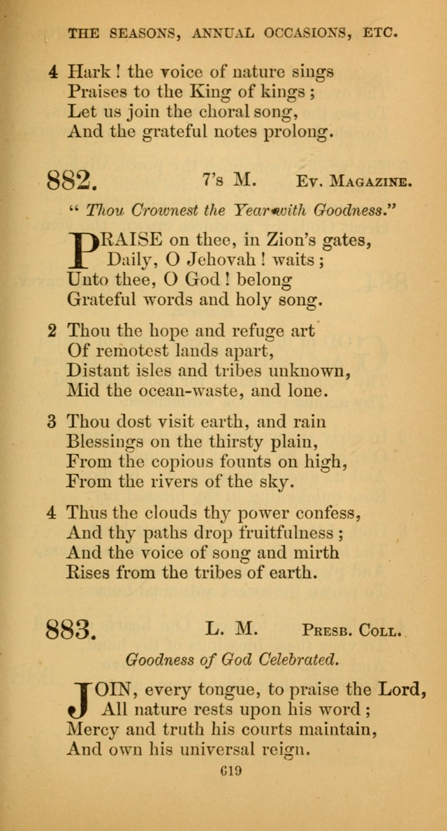 Hymns for Christian Devotion: especially adapted to the Universalist denomination. (New ed.) page 625