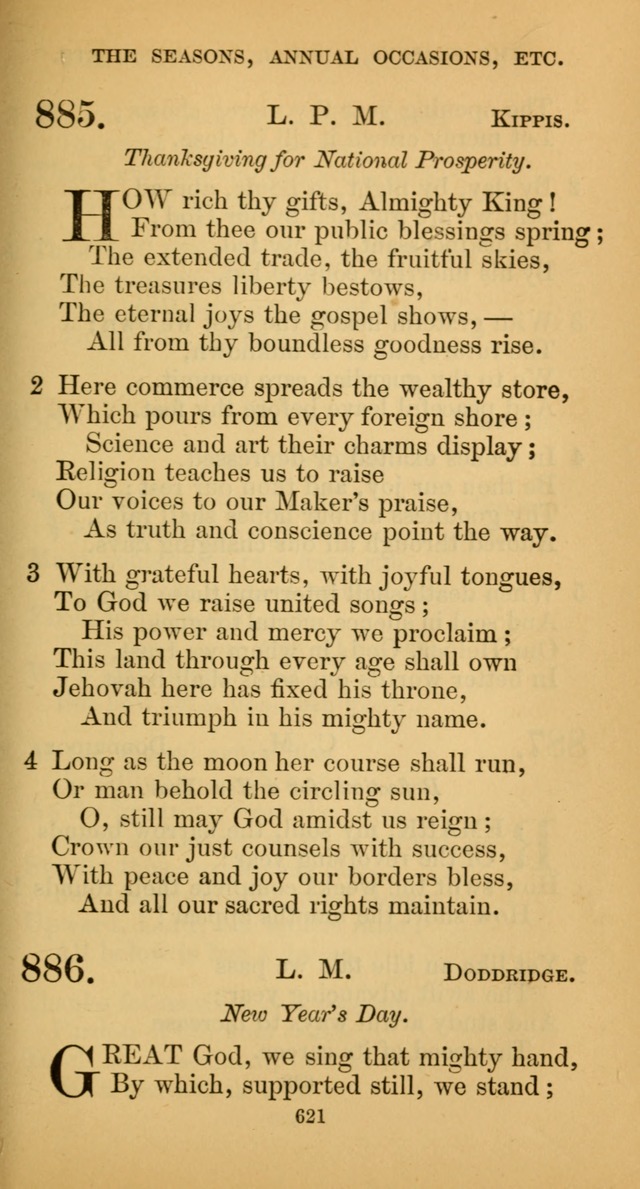 Hymns for Christian Devotion: especially adapted to the Universalist denomination. (New ed.) page 627