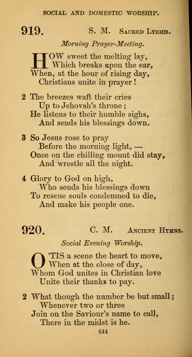 Hymns for Christian Devotion: especially adapted to the Universalist denomination. (New ed.) page 650