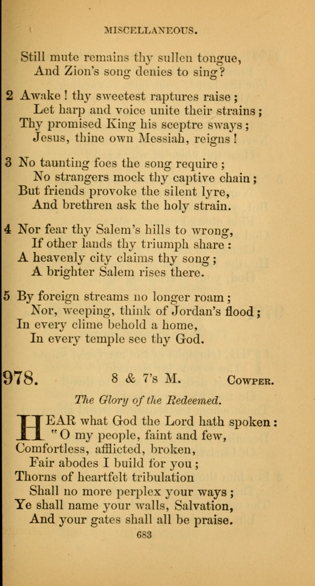 Hymns for Christian Devotion: especially adapted to the Universalist denomination. (New ed.) page 689