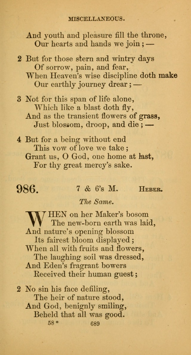 Hymns for Christian Devotion: especially adapted to the Universalist denomination. (New ed.) page 695