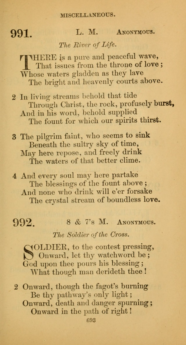 Hymns for Christian Devotion: especially adapted to the Universalist denomination. (New ed.) page 699