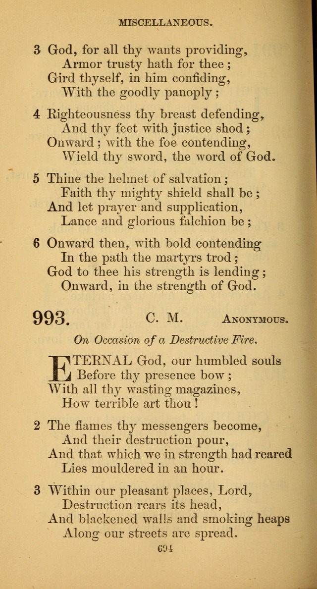 Hymns for Christian Devotion: especially adapted to the Universalist denomination. (New ed.) page 700