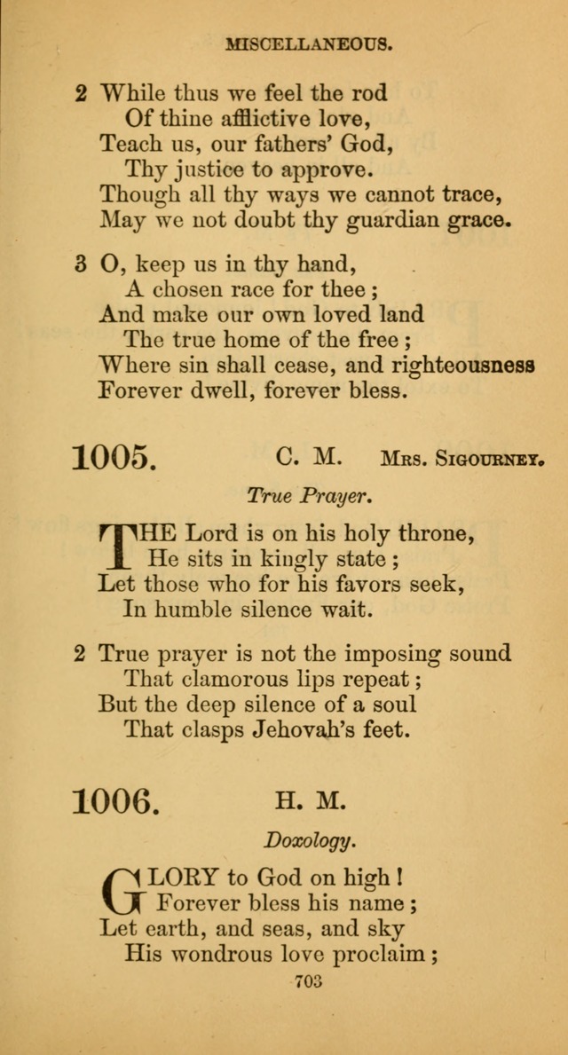 Hymns for Christian Devotion: especially adapted to the Universalist denomination. (New ed.) page 709