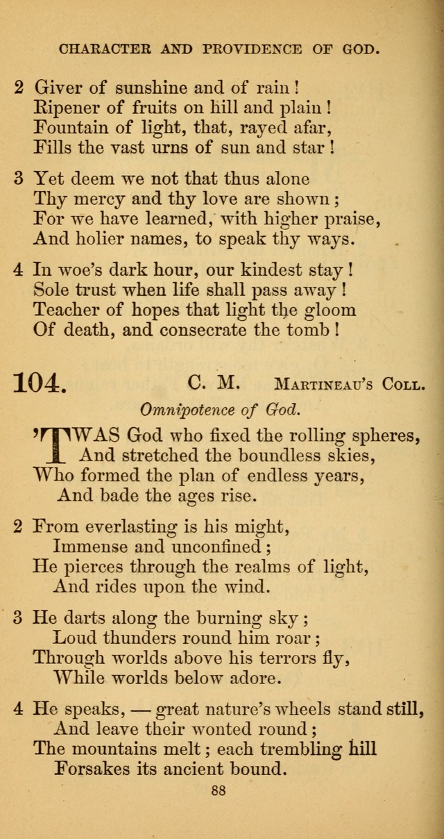 Hymns for Christian Devotion: especially adapted to the Universalist denomination. (New ed.) page 88