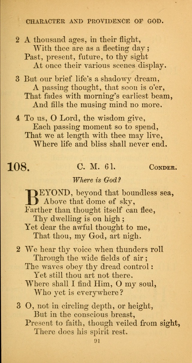 Hymns for Christian Devotion: especially adapted to the Universalist denomination. (New ed.) page 91