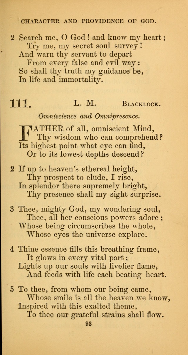 Hymns for Christian Devotion: especially adapted to the Universalist denomination. (New ed.) page 93