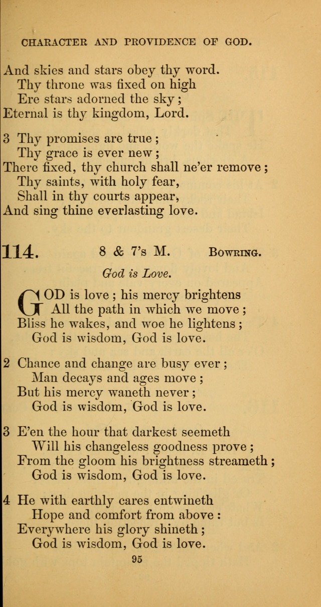 Hymns for Christian Devotion: especially adapted to the Universalist denomination. (New ed.) page 95