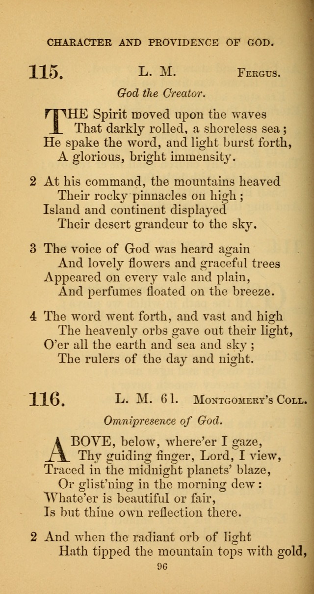 Hymns for Christian Devotion: especially adapted to the Universalist denomination. (New ed.) page 96