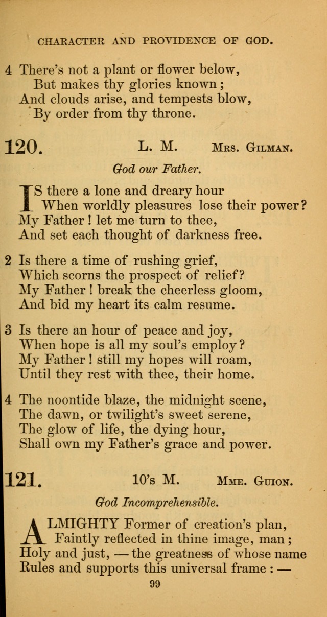 Hymns for Christian Devotion: especially adapted to the Universalist denomination. (New ed.) page 99