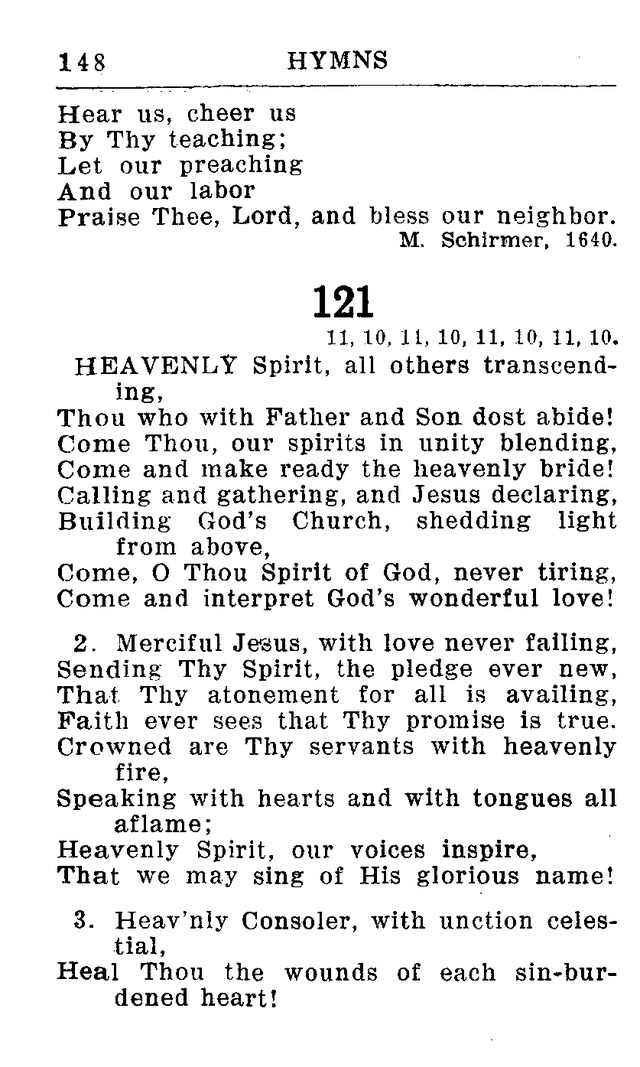 Hymnal for Church and Home (2nd ed.) page 148