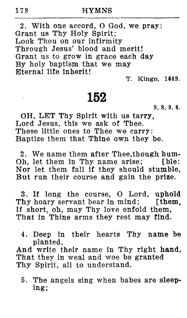 Hymnal for Church and Home (2nd ed.) page 178