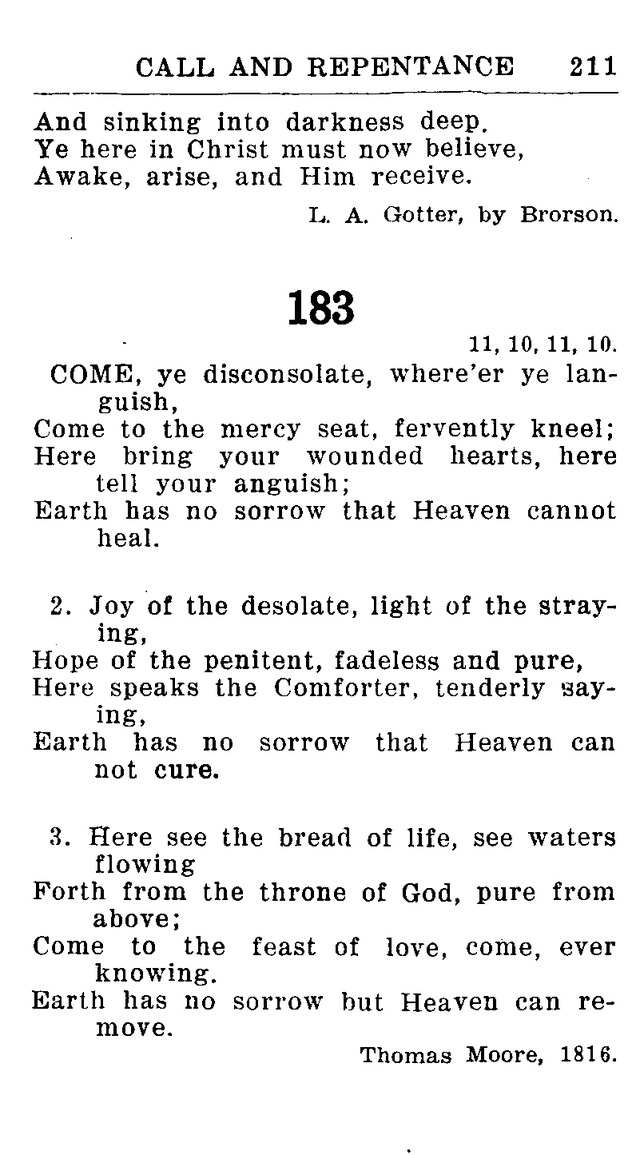 Hymnal for Church and Home (2nd ed.) page 211