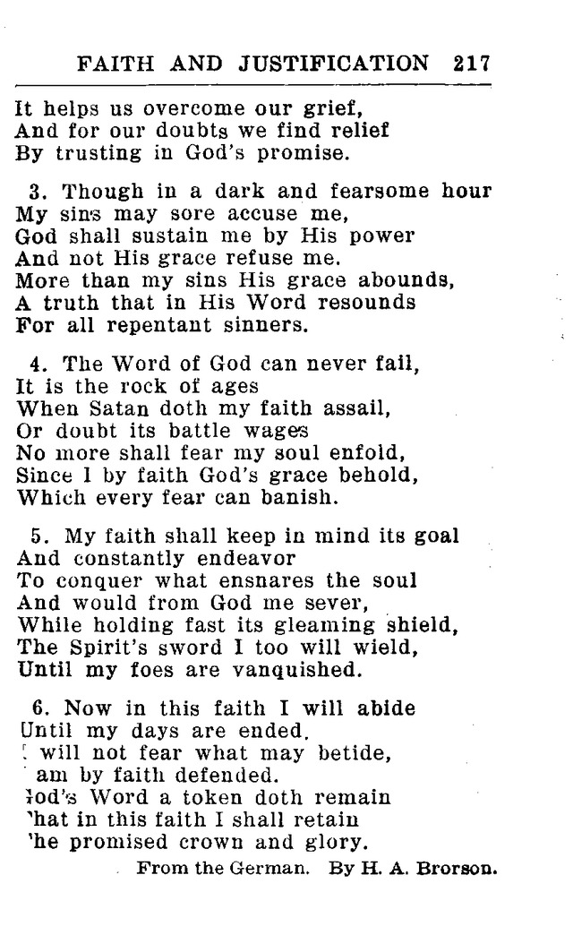 Hymnal for Church and Home (2nd ed.) page 217