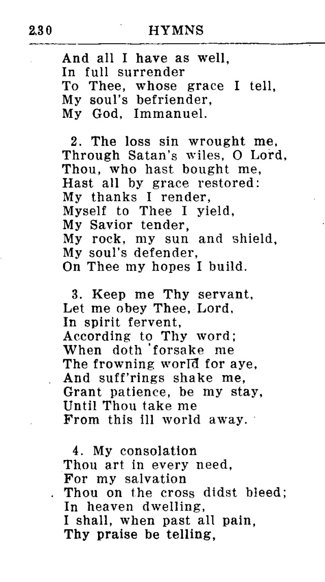 Hymnal for Church and Home (2nd ed.) page 230