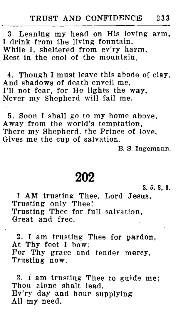 Hymnal for Church and Home (2nd ed.) page 233