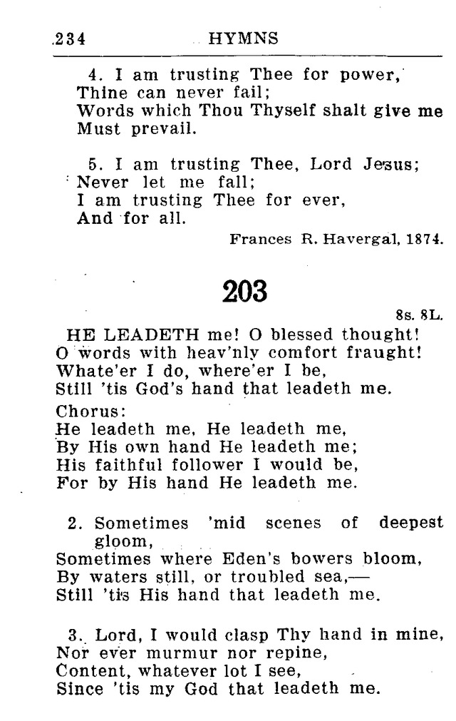 Hymnal for Church and Home (2nd ed.) page 234