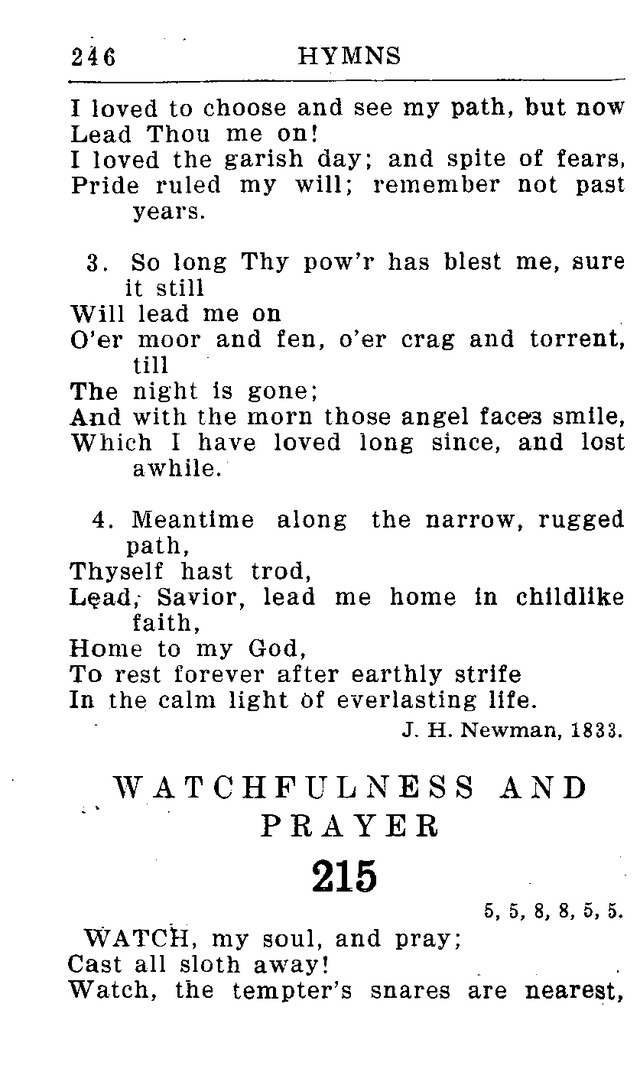 Hymnal for Church and Home (2nd ed.) page 246