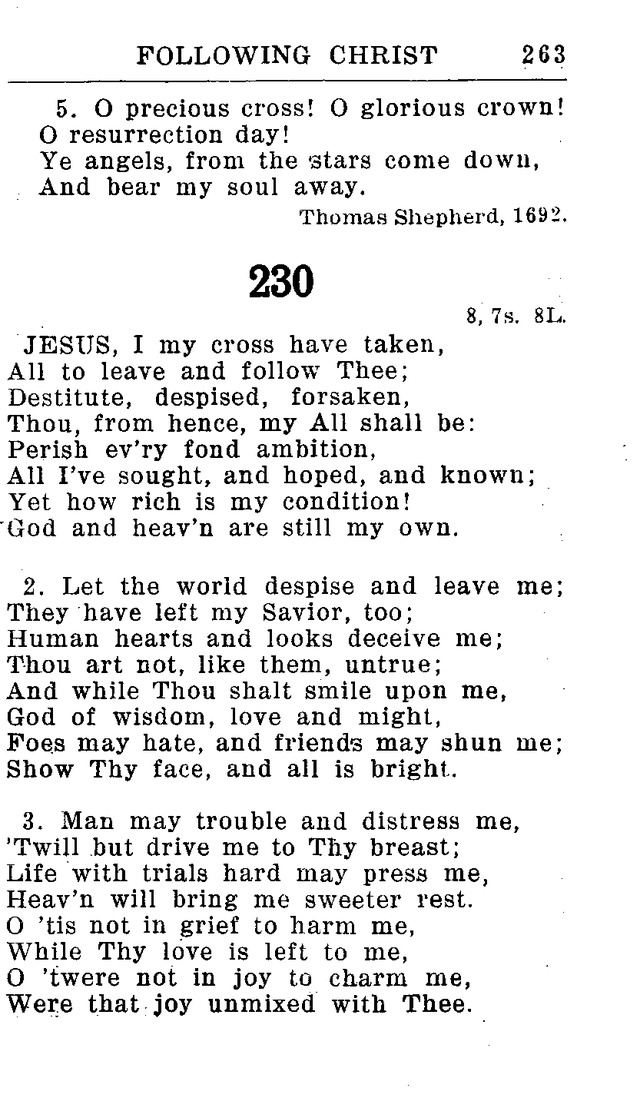 Hymnal for Church and Home (2nd ed.) page 263