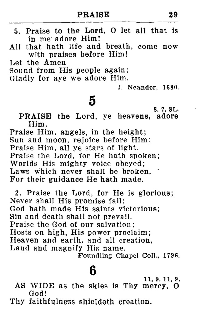 Hymnal for Church and Home (2nd ed.) page 29