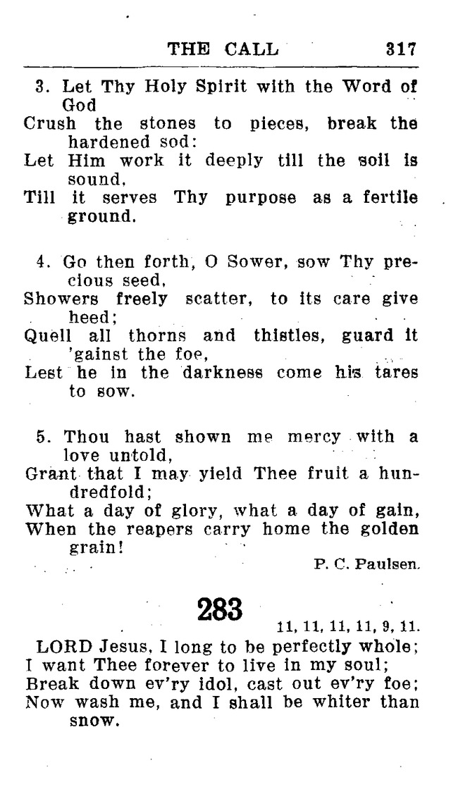 Hymnal for Church and Home (2nd ed.) page 317