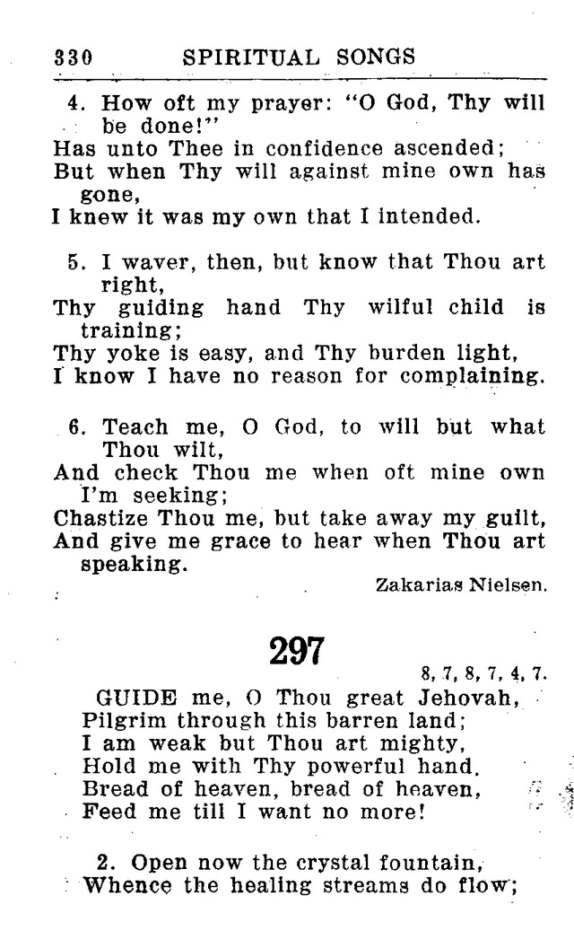 Hymnal for Church and Home (2nd ed.) page 330