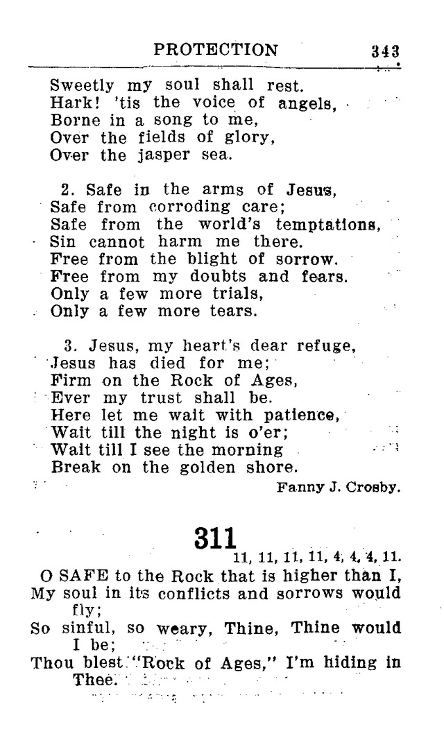 Hymnal for Church and Home (2nd ed.) page 343