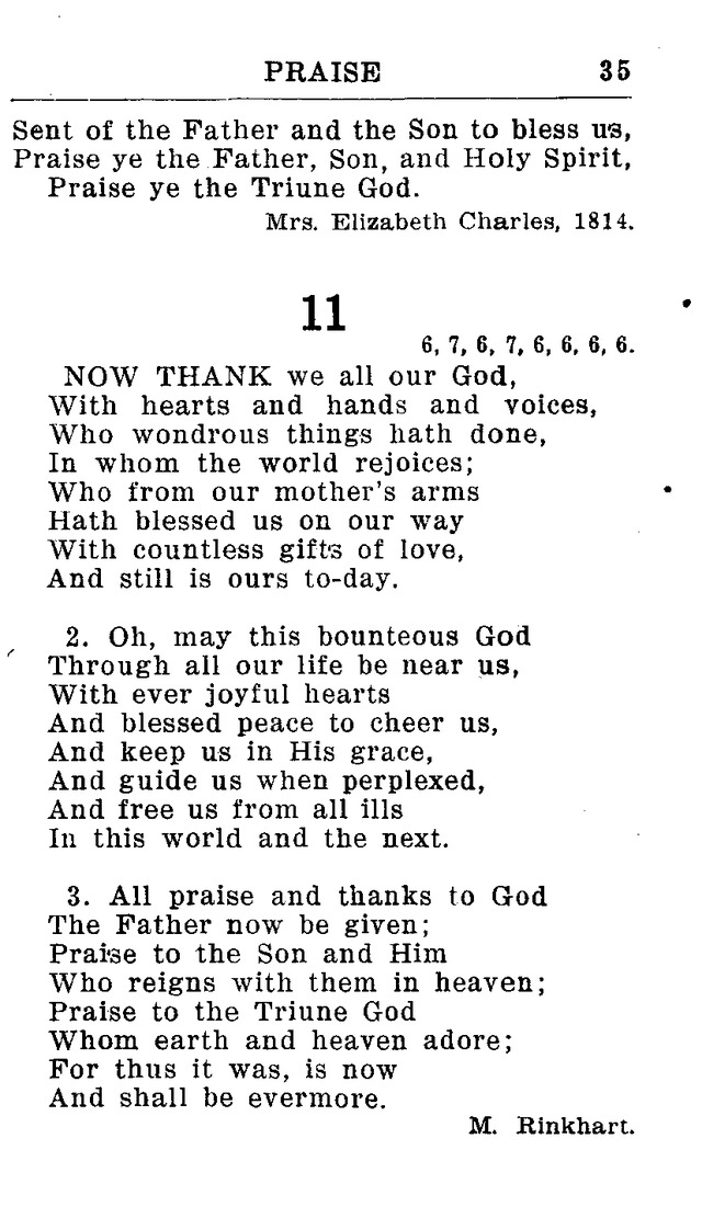 Hymnal for Church and Home (2nd ed.) page 35