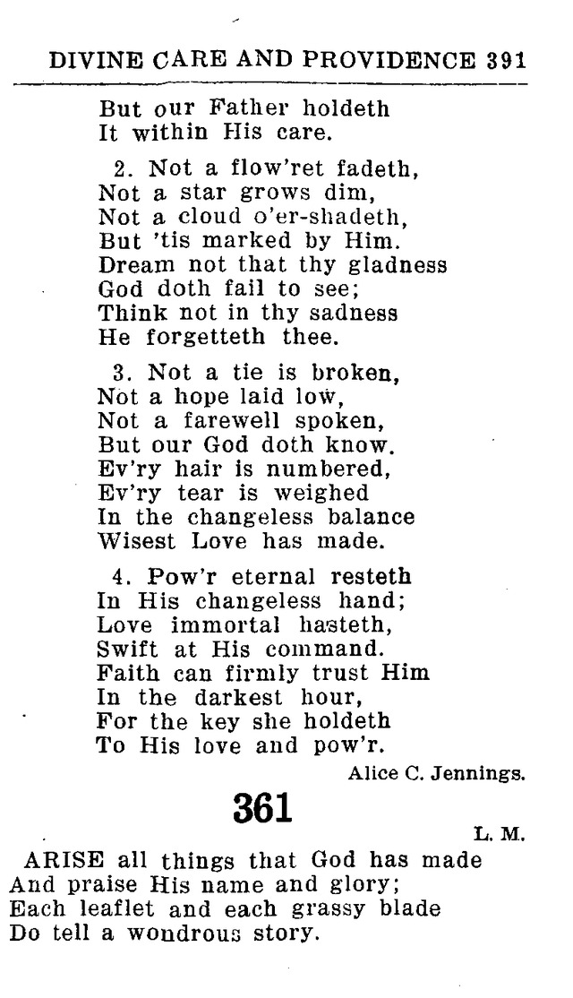 Hymnal for Church and Home (2nd ed.) page 391