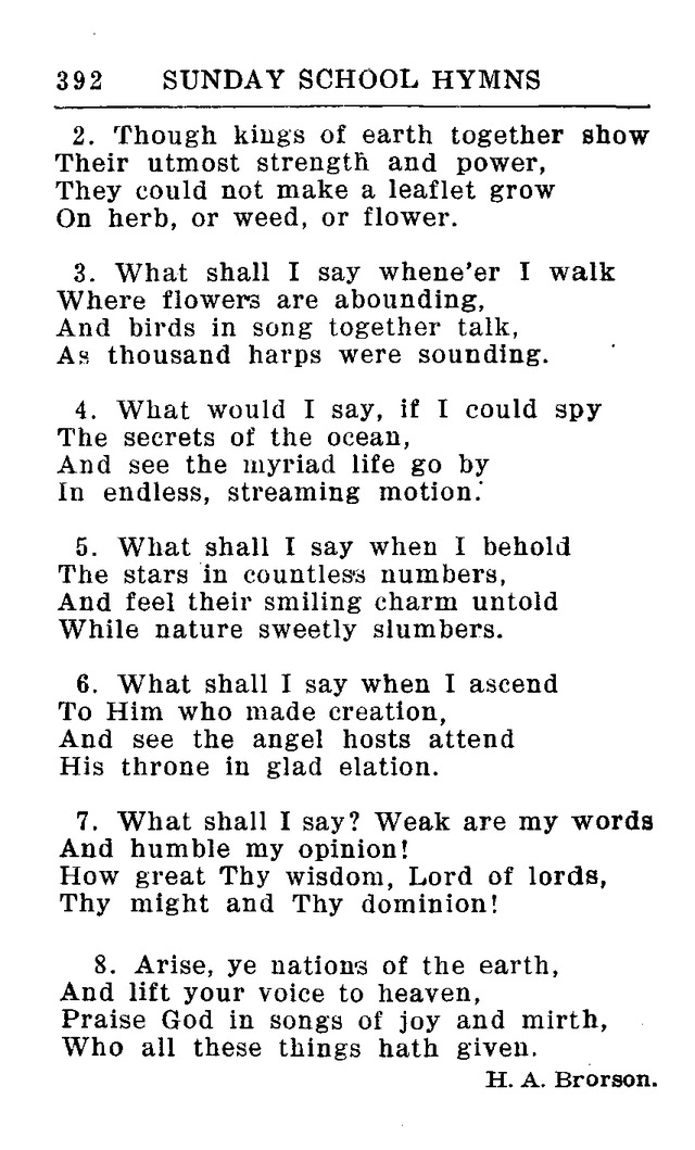 Hymnal for Church and Home (2nd ed.) page 392