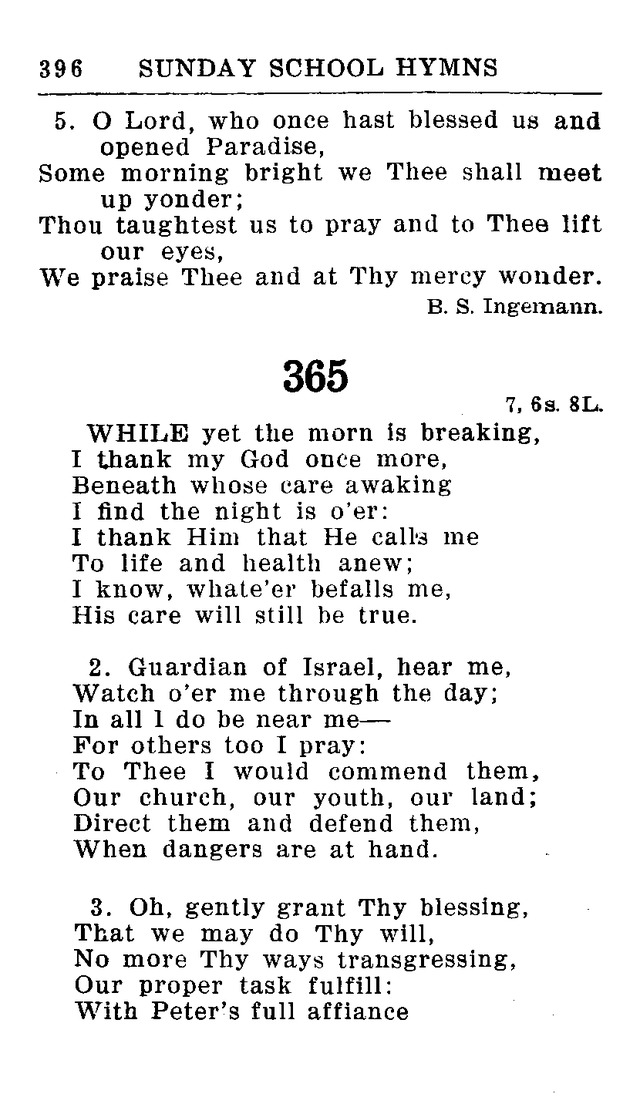 Hymnal for Church and Home (2nd ed.) page 396