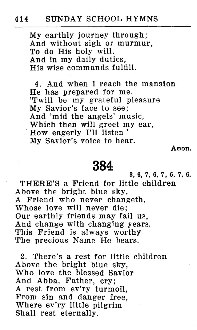 Hymnal for Church and Home (2nd ed.) page 414