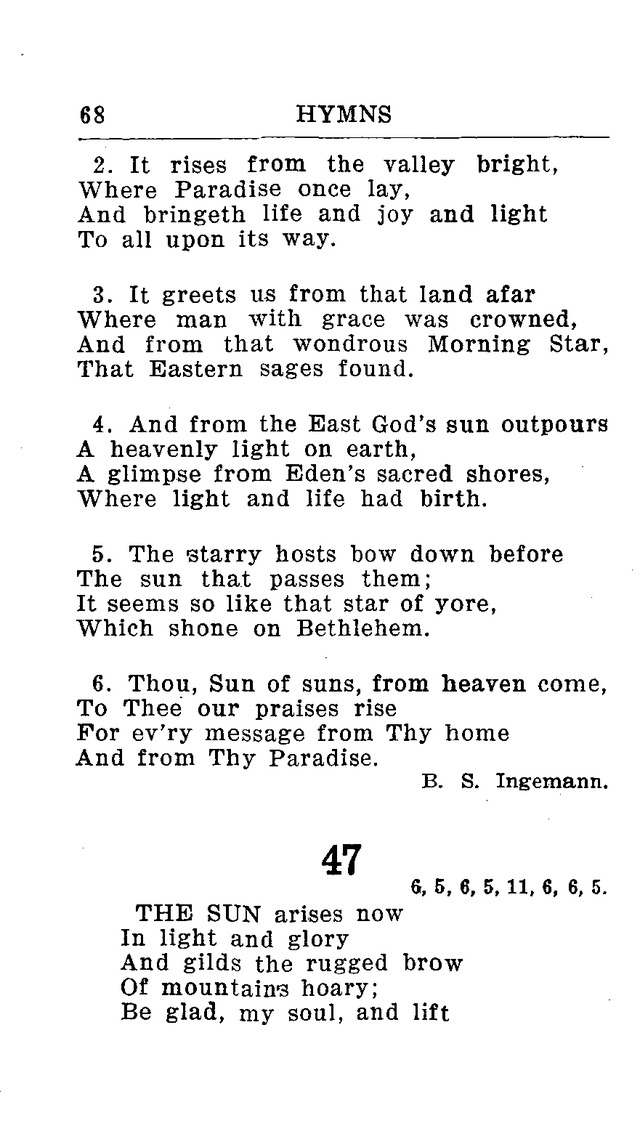 Hymnal for Church and Home (2nd ed.) page 68