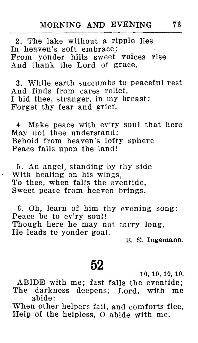 Hymnal for Church and Home (2nd ed.) page 73