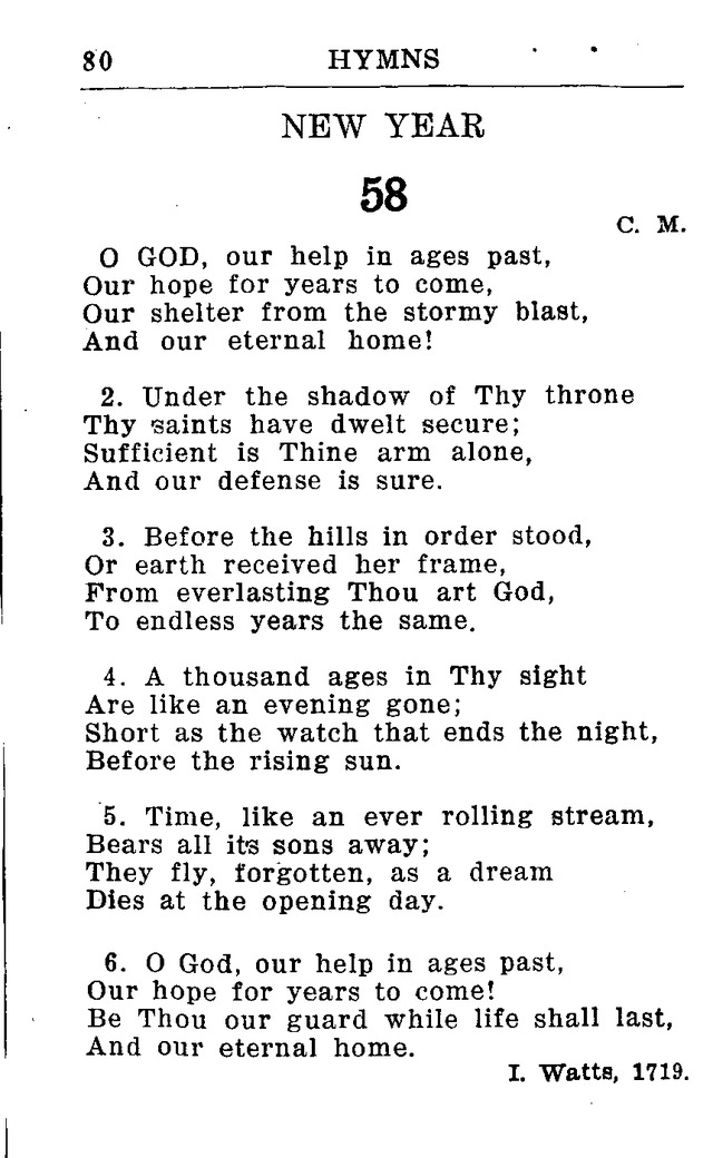 Hymnal for Church and Home (2nd ed.) page 80