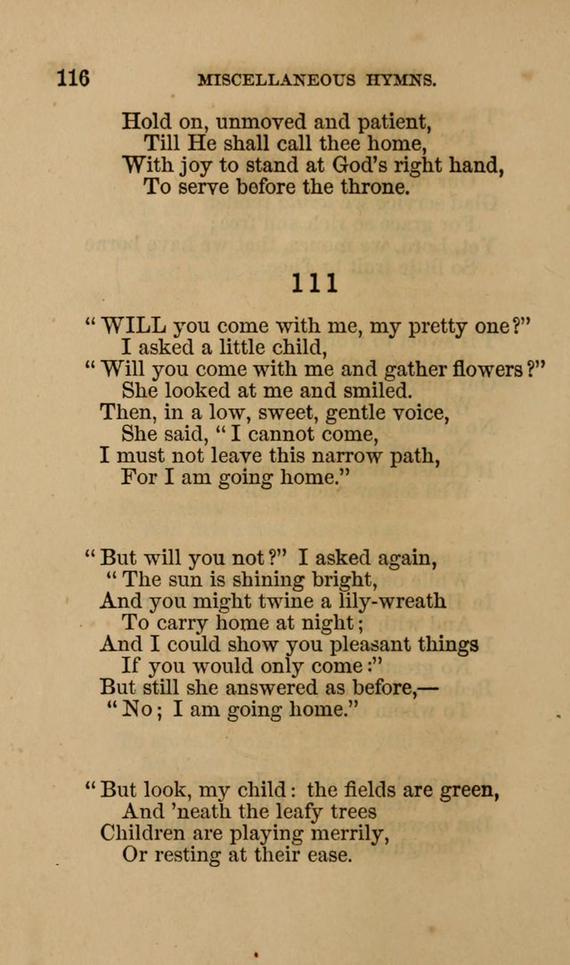 Hymns for First-Day Schools page 116