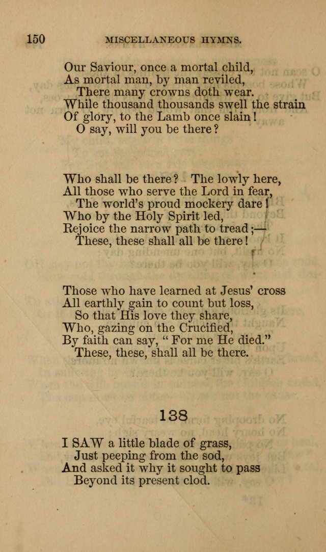 Hymns for First-Day Schools page 150