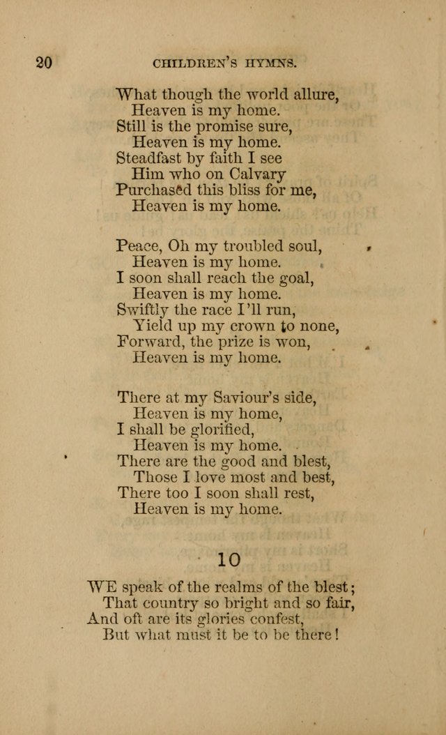 Hymns for First-Day Schools page 20