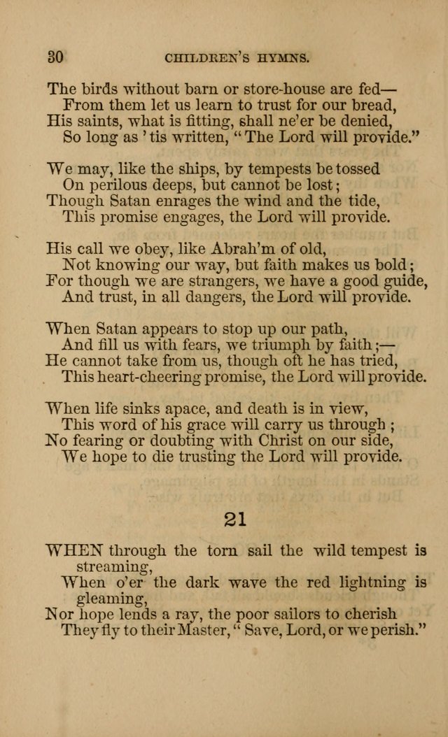 Hymns for First-Day Schools page 30