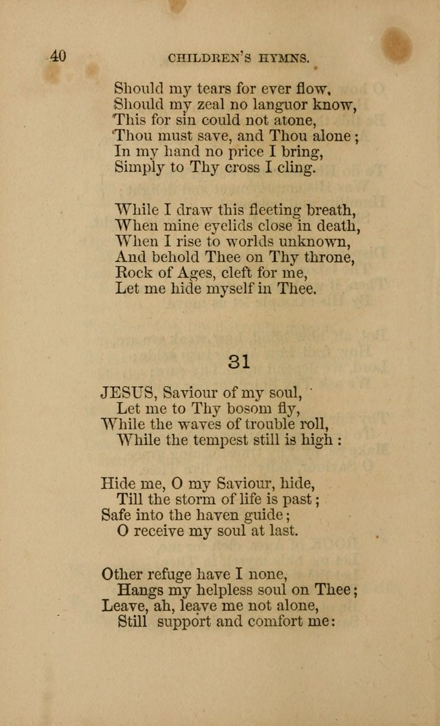 Hymns for First-Day Schools page 40