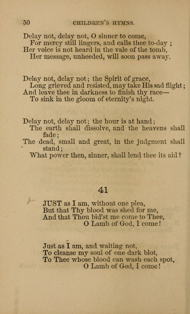 Hymns for First-Day Schools page 50