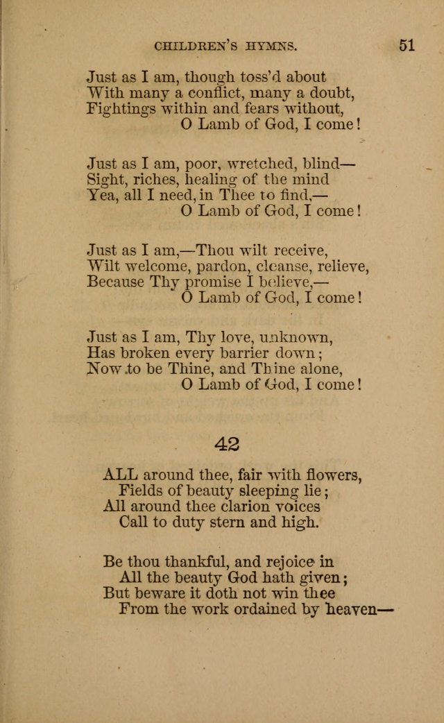 Hymns for First-Day Schools page 51