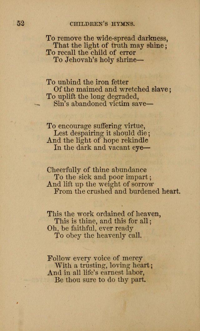 Hymns for First-Day Schools page 52