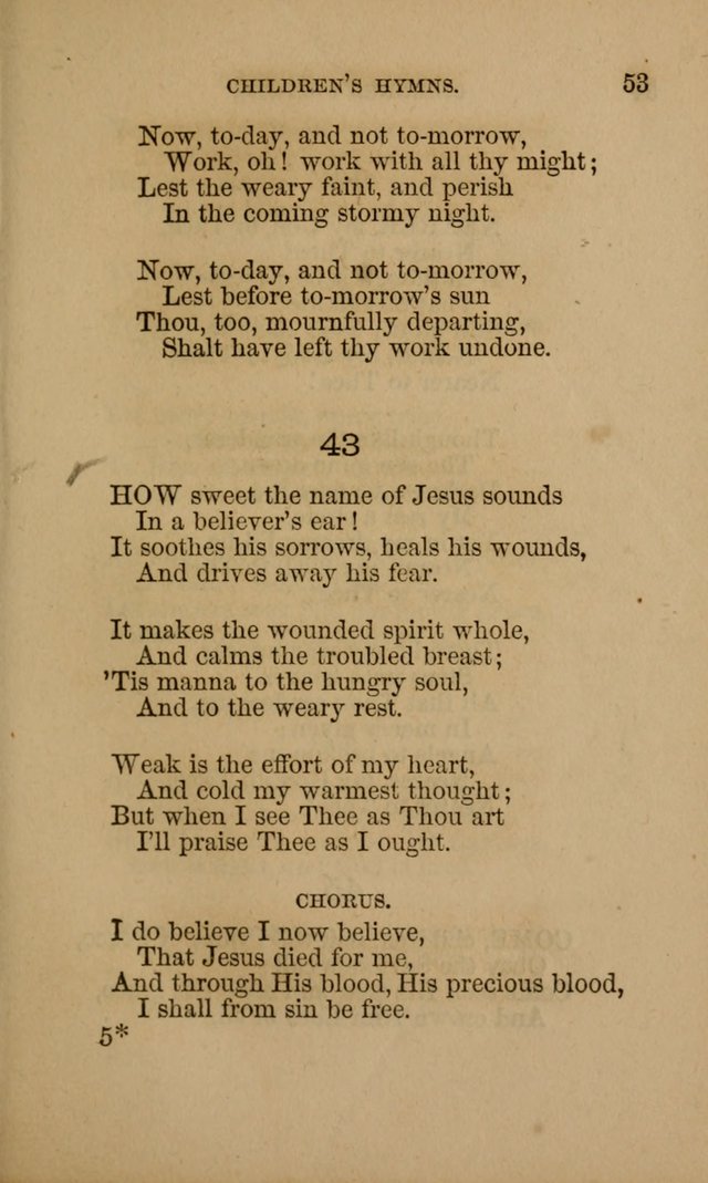 Hymns for First-Day Schools page 53