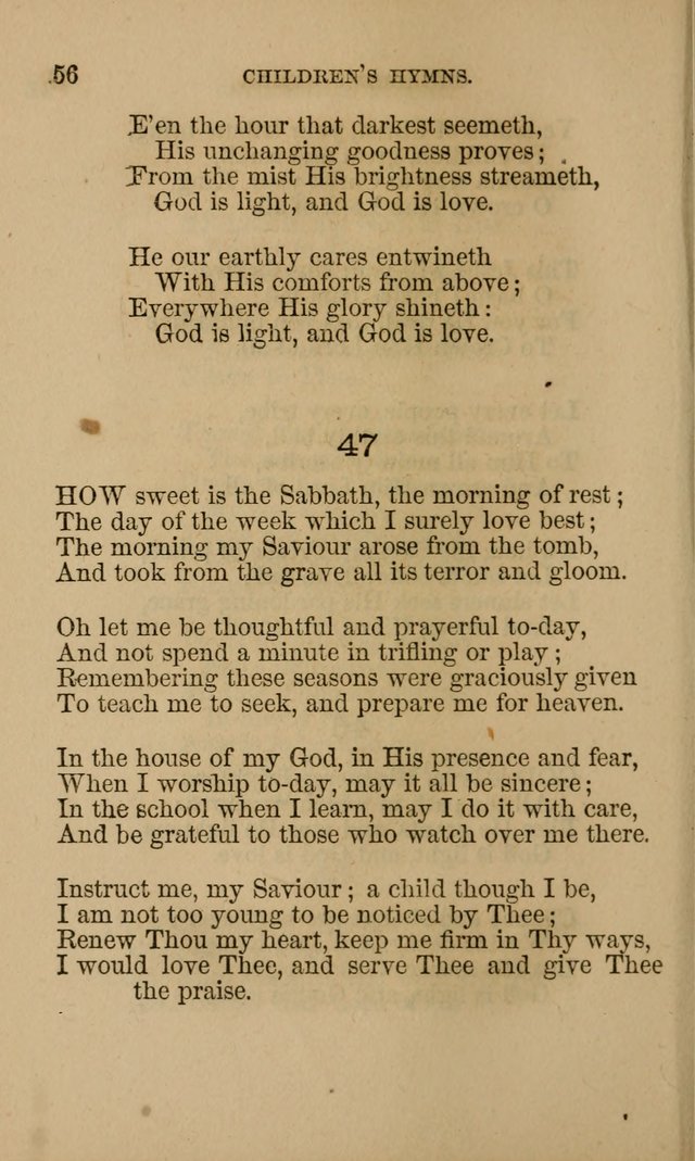 Hymns for First-Day Schools page 56