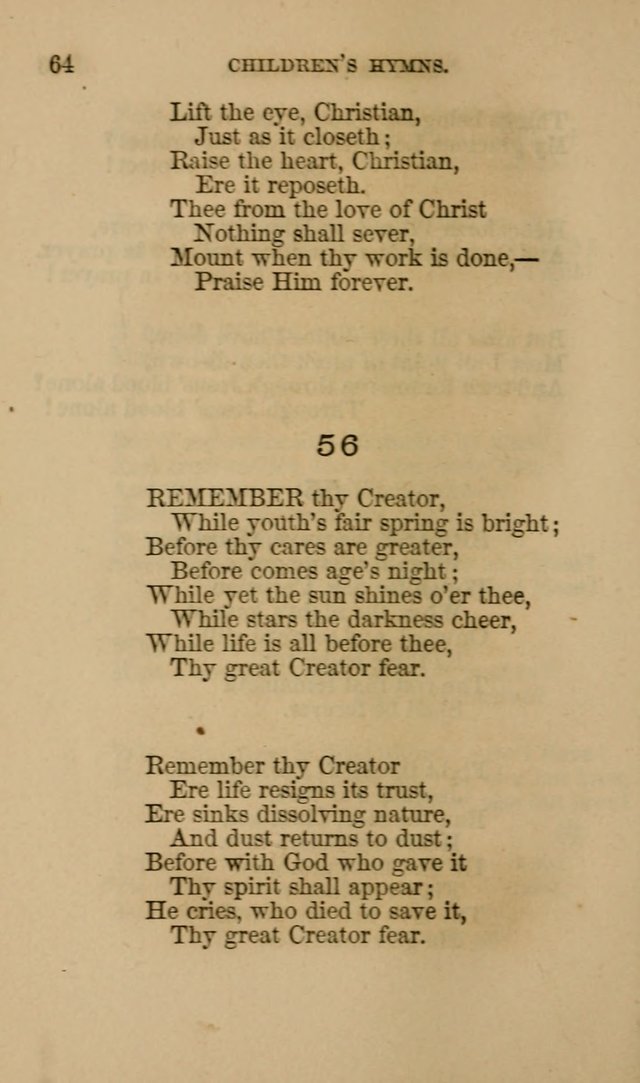 Hymns for First-Day Schools page 64