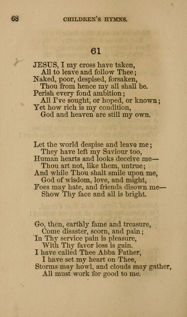 Hymns for First-Day Schools page 68