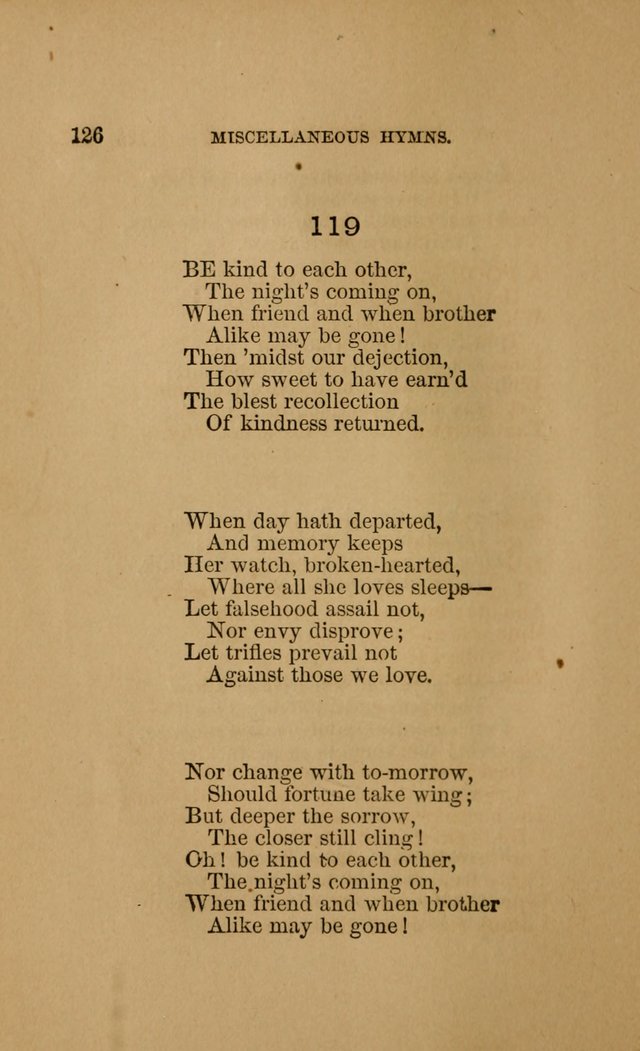 Hymns for First-Day Schools (Rev. and Enl.) page 126