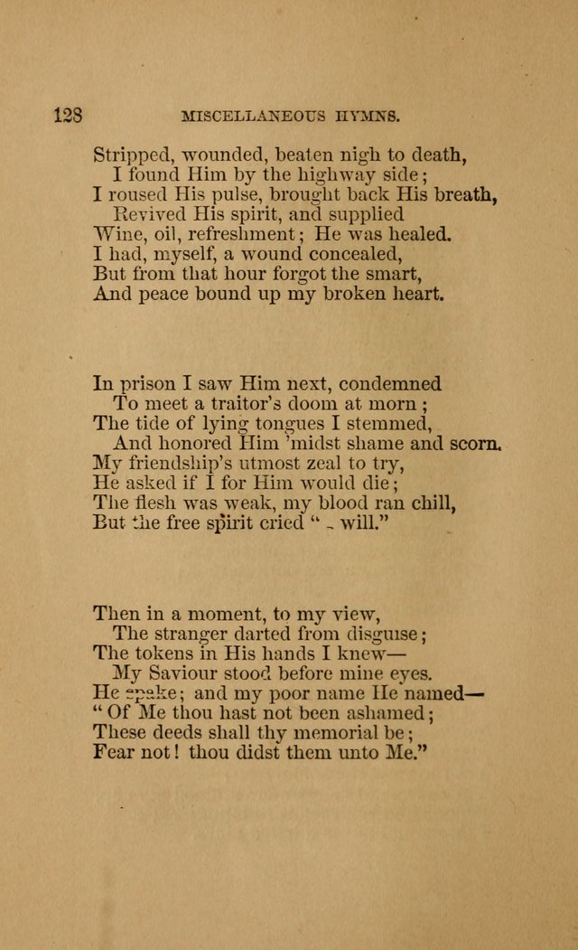 Hymns for First-Day Schools (Rev. and Enl.) page 128