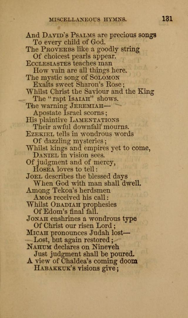 Hymns for First-Day Schools (Rev. and Enl.) page 131